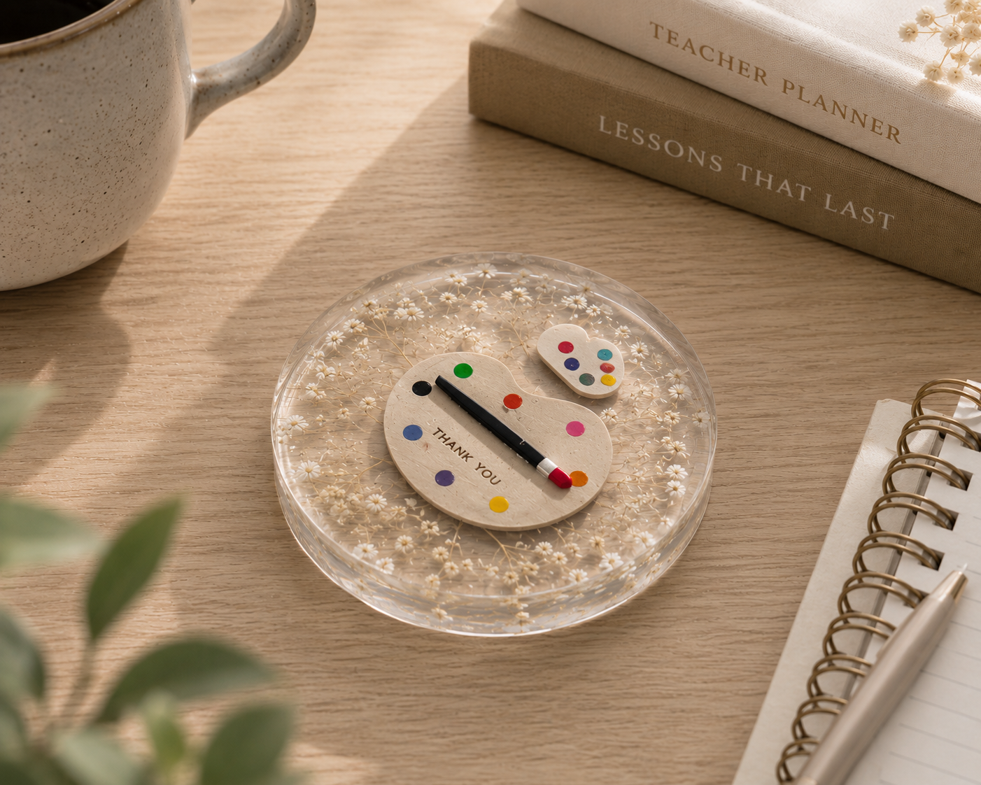 Artist Palette Teacher Keepsake – Teachers That Lit the Way Collection