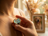 Ultimate Pet Memorial Box: Custom Resin Paw, Heart & Pendant