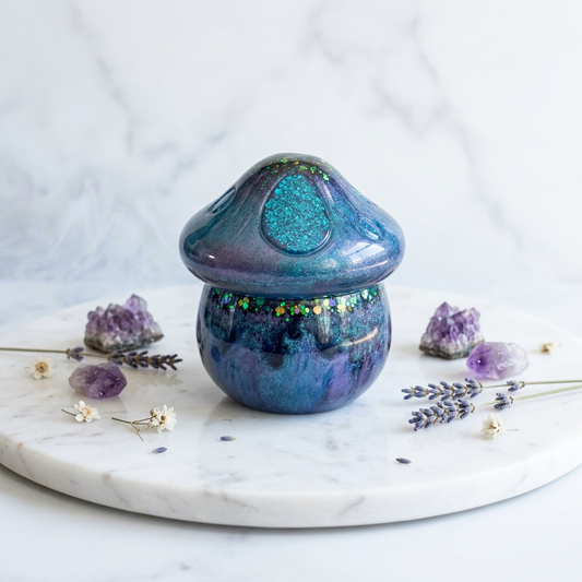 Mystical Mushroom Trinket Box – Handcrafted Resin Storage for Small Keepsakes | Mother’s Day Gift | Unique Gifts
