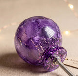Artisan Botanical Resin Cabinet Knob – Handcrafted Drawer Pull