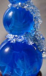 Sapphire Ice Snowman Lamp