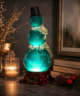 Emerald Ice Snowman Lamp