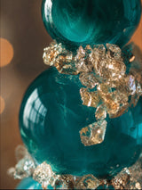 Emerald Ice Snowman Lamp