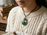Enchanted Mushroom Garden Pendant Necklace