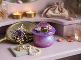 Enchanted Mini World Mushroom Jar - Lavender Opal
