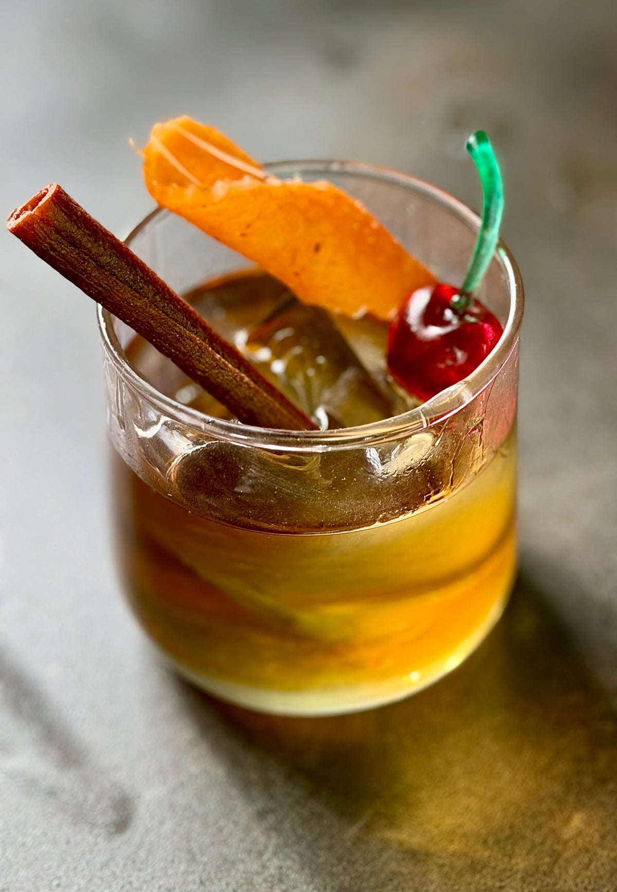 Old Fashioned — Epoxy Resin Cocktail Sculpture