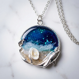 Ocean Waves Resin Pendant – Beach Necklace | Unique Gifts For Her