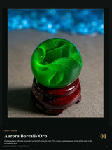 Aurora Borealis Orb Recipe Card