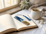Ocean Resin Bookmarks – (Real Sand & Shells)