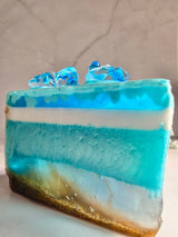 Ocean Glacier Cake Slice - Sweet Escape