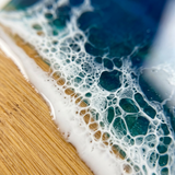 Resin Ocean Charcuterie Board – Handmade Coastal Boards with Food-Grade Resin | Housewarming | Wedding | Unique Mothers Day Gifts