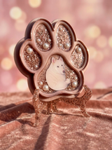 Ultimate Pet Memorial Box: Custom Resin Paw, Heart & Pendant