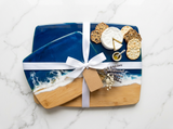 Resin Ocean Charcuterie Board – Handmade Coastal Boards with Food-Grade Resin | Housewarming | Wedding | Unique Mothers Day Gifts