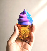 Cotton Candy Faux Ice Cream Resin Trinket Box - Sweet Escape