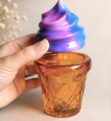 Cotton Candy Faux Ice Cream Resin Trinket Box - Sweet Escape