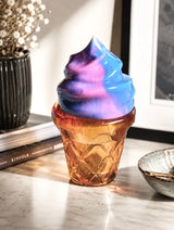 Cotton Candy Faux Ice Cream Resin Trinket Box - Sweet Escape