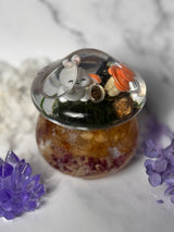 Enchanted Mini World Mushroom Jar — The Rabbit’s Clearing