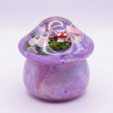 Enchanted Mini World Mushroom Jar - Lavender Opal