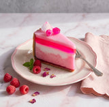 Hot Pink Raspberry Cake Slice - Sweet Escape
