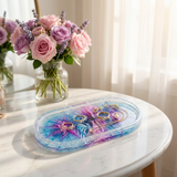 Resin Bloom Flower Dish - Epoxy Resin Tray