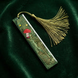 Emerald Moss Forest Mushroom Bookmark