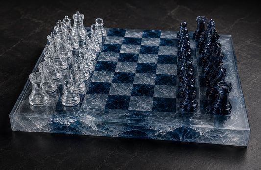 Frozen Chess Set - 12x12 inch Custom Chess Gift Set