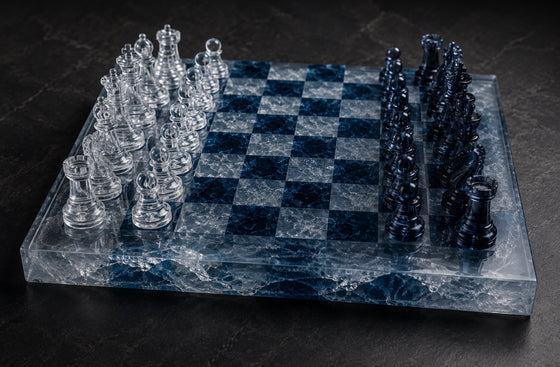 Frozen Chess Set - 12x12 inch Custom Chess Gift Set