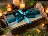 Ocean Cribbage Gift Set – 3-Person Set with Crystal Pegs & Sea Cards | Unique Gifts | Weddings | Housewarming