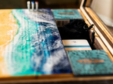 Ocean Cribbage Gift Set – 3-Person Set with Crystal Pegs & Sea Cards | Unique Gifts | Weddings | Housewarming